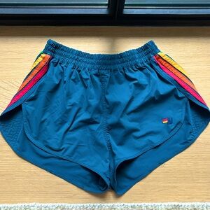 Blue Aviator Nation Shorts